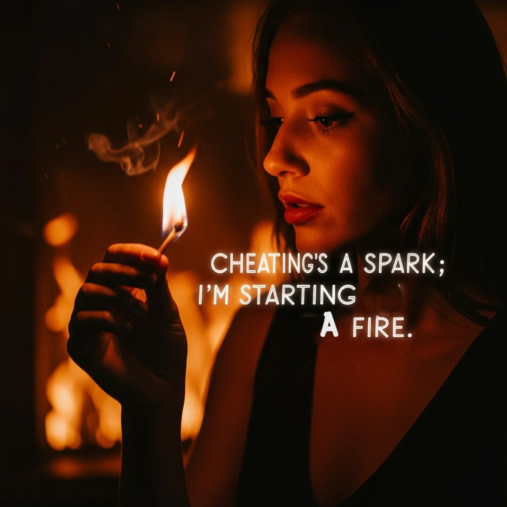 Cheating Captions Quotes