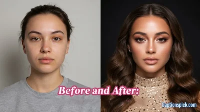 Before and After Instagram Captions