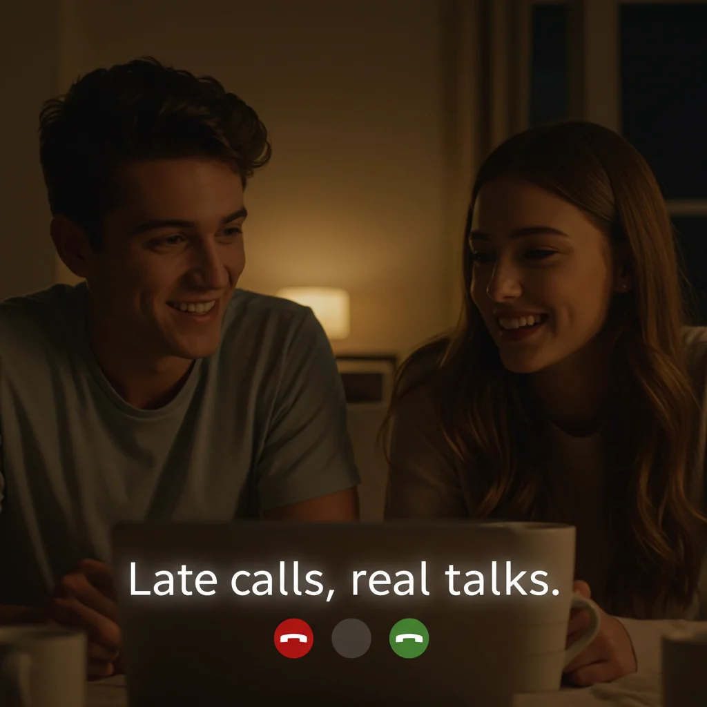 Late Night Video Call Captions