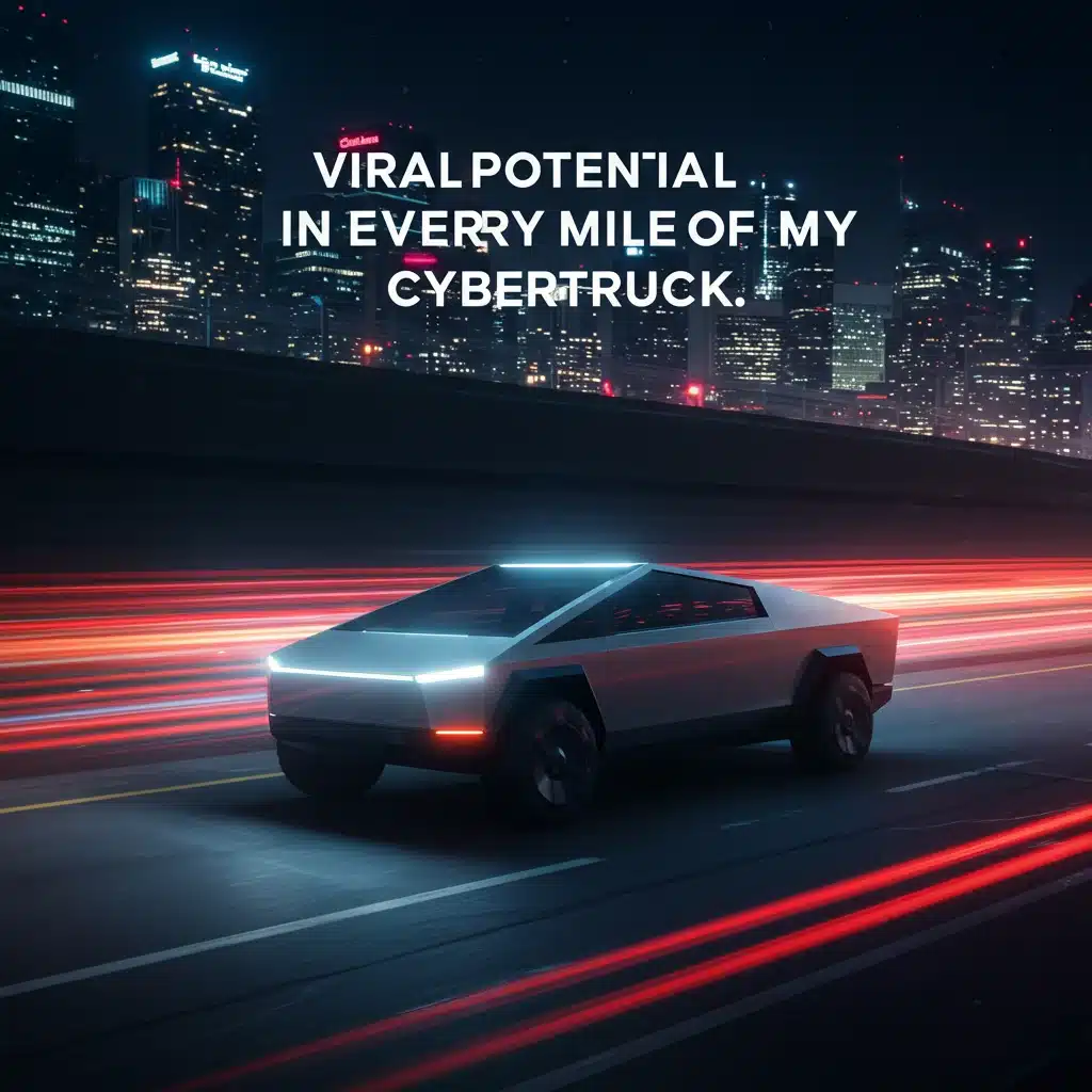 Tesla Cybertruck Captions for Instagram Viral