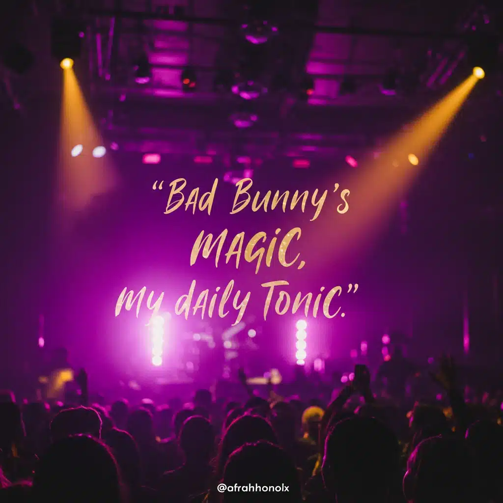 Bad Bunny Captions for Instagram DTMF