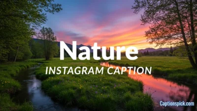 Best Nature Instagram Captions