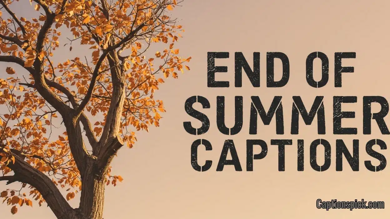 End of Summer Instagram Captions