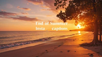 End of Summer Instagram Captions