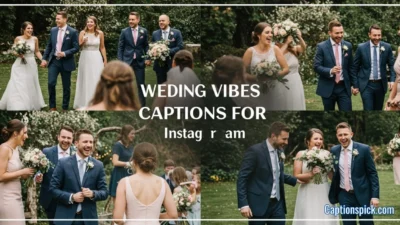 Wedding Vibes Captions for Instagram