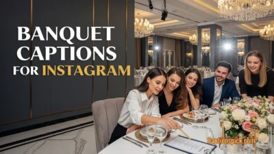 Banquet Captions for Instagram