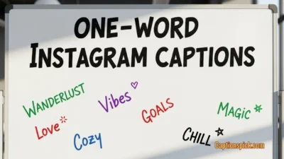 One-Word Instagram Captions