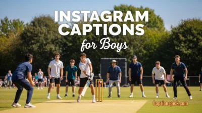 Instagram Captions for Boys